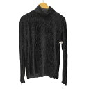 【中古】ユーズドフルギ USED古着 {{ellno loset}} ニュアンスベロアタートルインナー レディース JPN:L