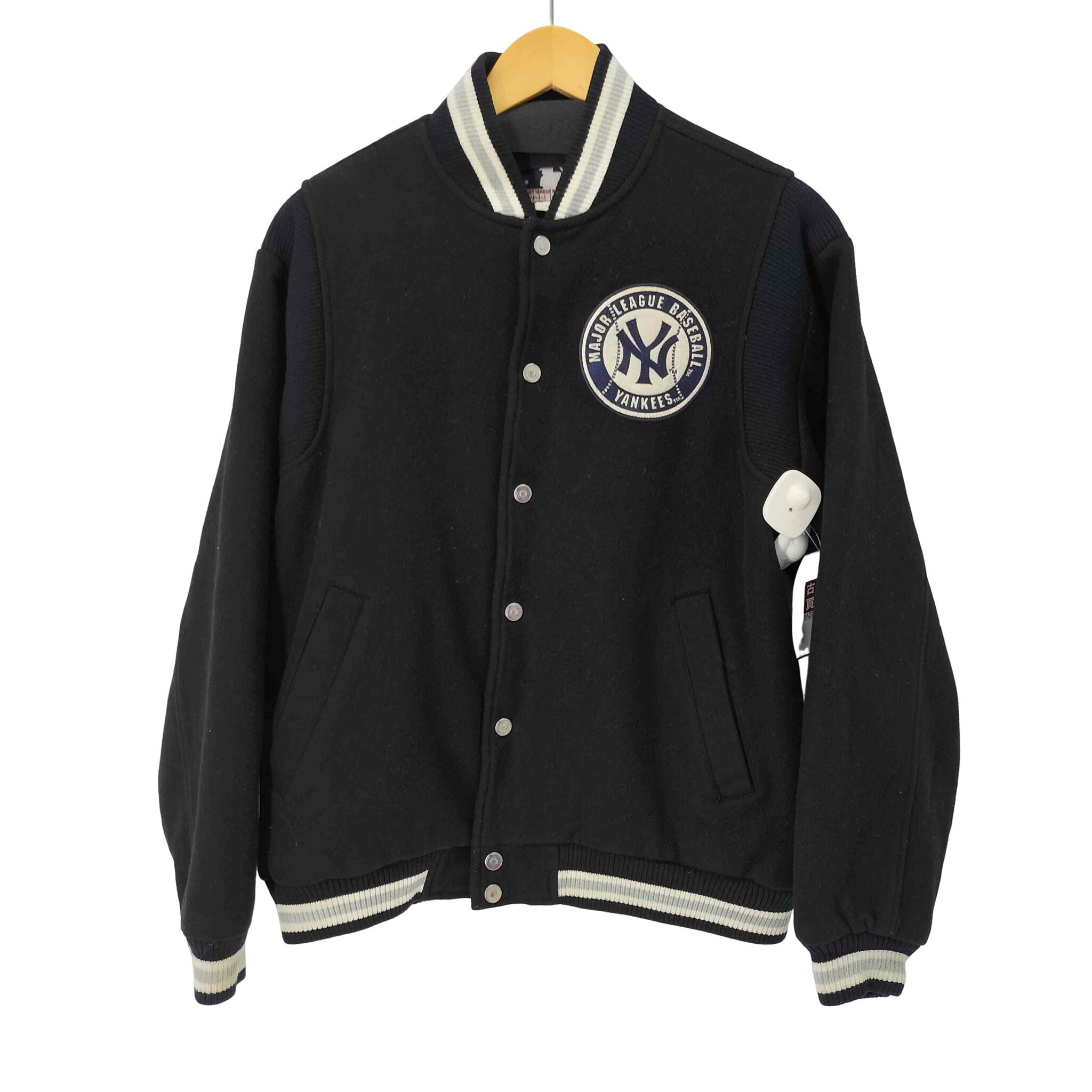 【中古】エムエルビー MLB 00s チームロゴワッペンスタジャン メンズ import:M