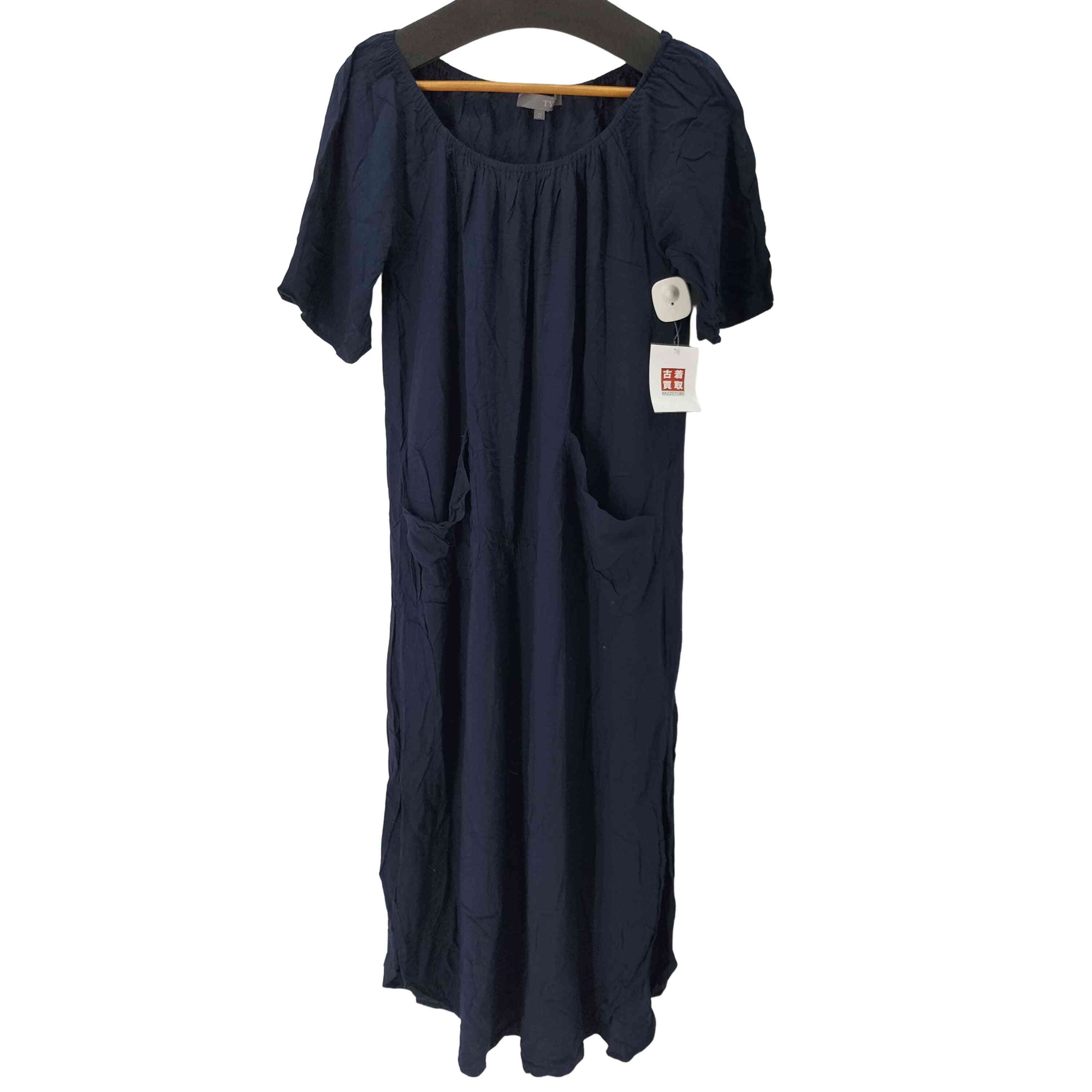 【中古】ユーズドフルギ USED古着 TYSA made in usa レーヨンワンピース レディース JPN:0