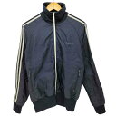 【中古】アディダスオリジナルス adidas Originals 胸トレフォイルロゴプリント スリーストライプ トラックジャケット メンズ import:L