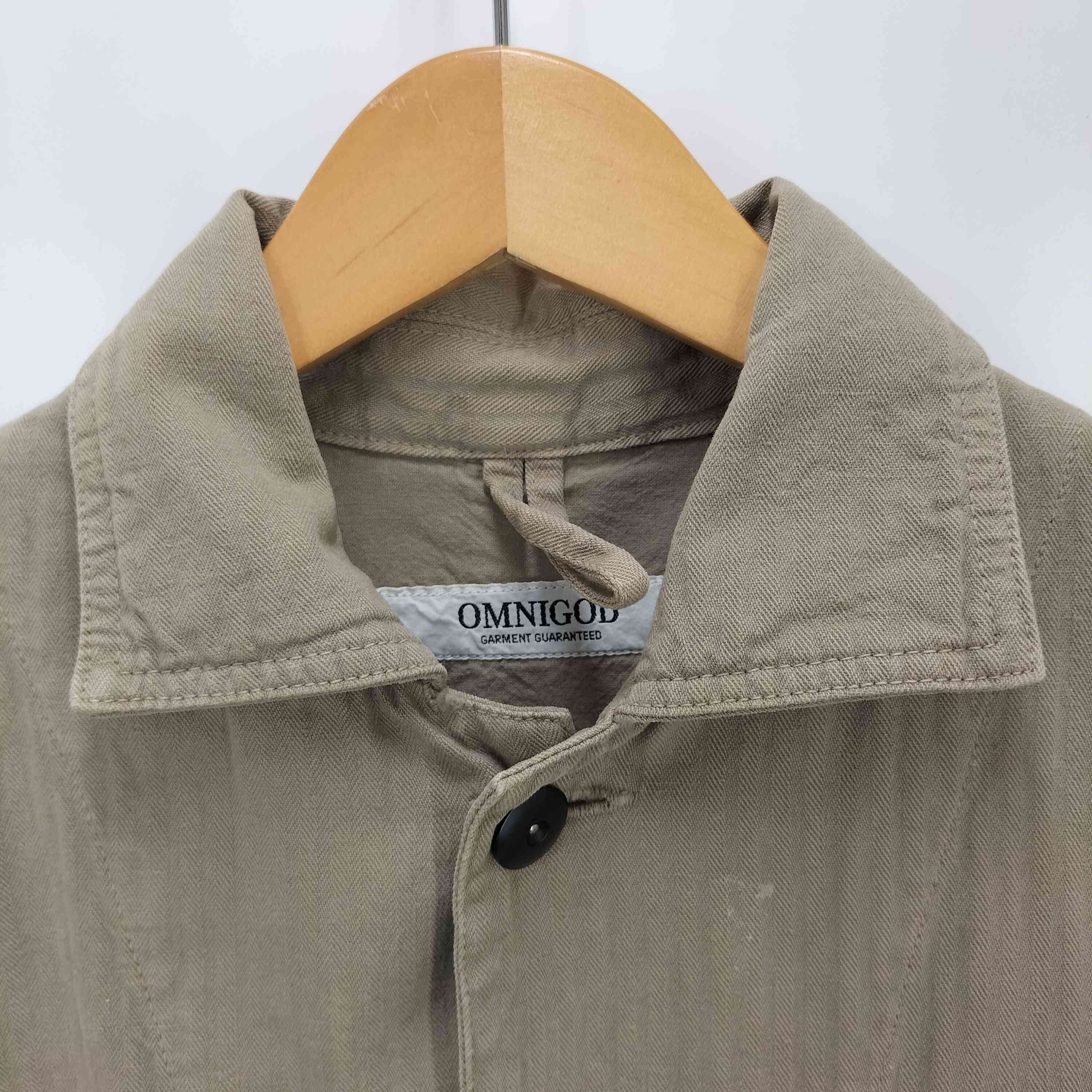 【中古】オムニゴッド OMNIGOD ヘリンボーン ショップコート メンズ JPN：3