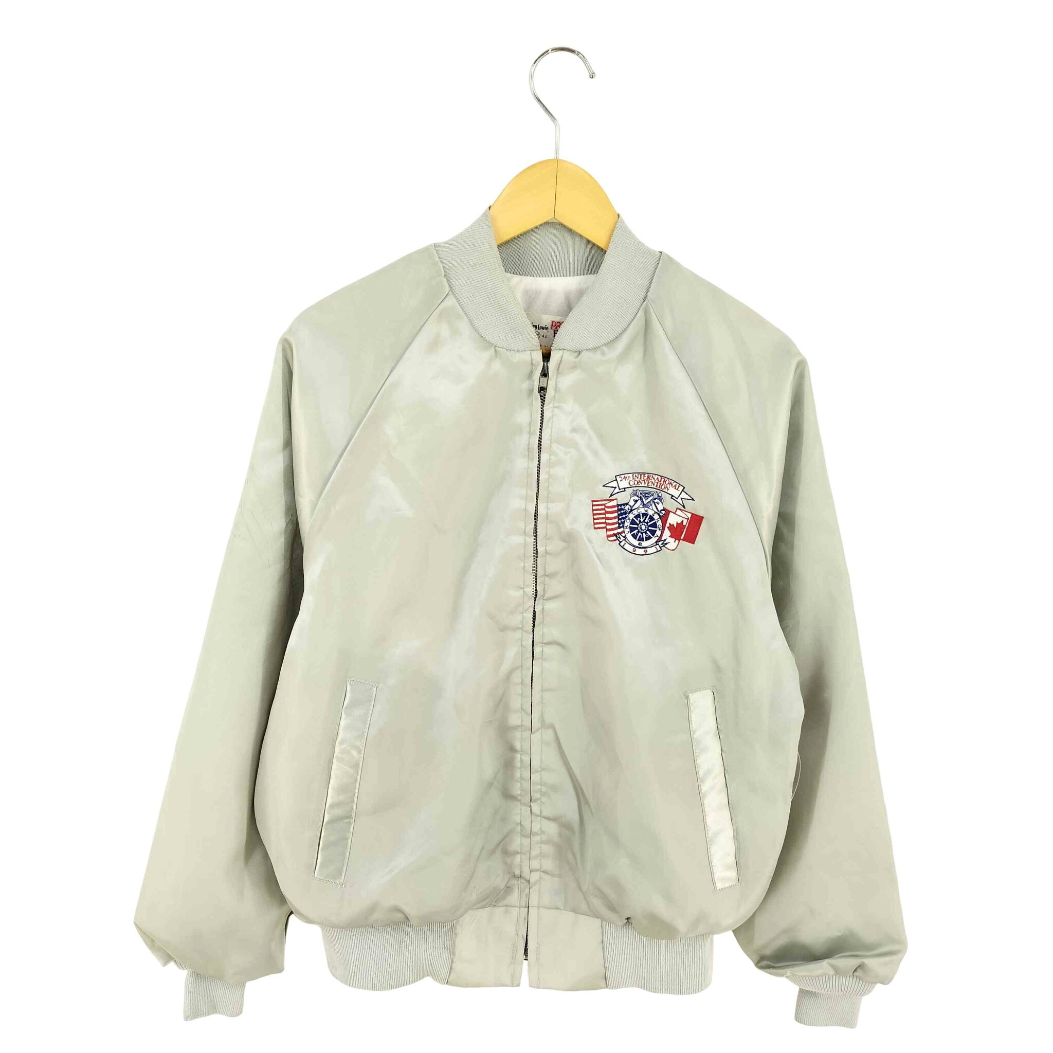 【中古】キングルイ King louie フロントワッペンナイロンスタジャン メンズ import:M