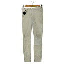 【中古】ヘルムートラング HELMUT LANG コーティングデニムパンツ レディース UK:26-27