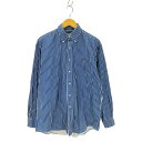 【中古】ブルックスブラザーズ BROOKS BROTHERS USA製 ストライプ柄 ボタンダウンシャツ レディース JPN:M