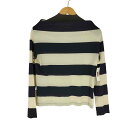 【中古】レキップヨシエイナバ LEQUIPE YOSHIE INABA 日本製 麻 レーヨン ミックスファブリック L/S カットソー レディース 表記無