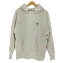 【中古】チャンピオン Champion REVERSE WEAVE 青単色タグ復刻 11.5oz プルオーバースウェットパーカー メンズ import:M
