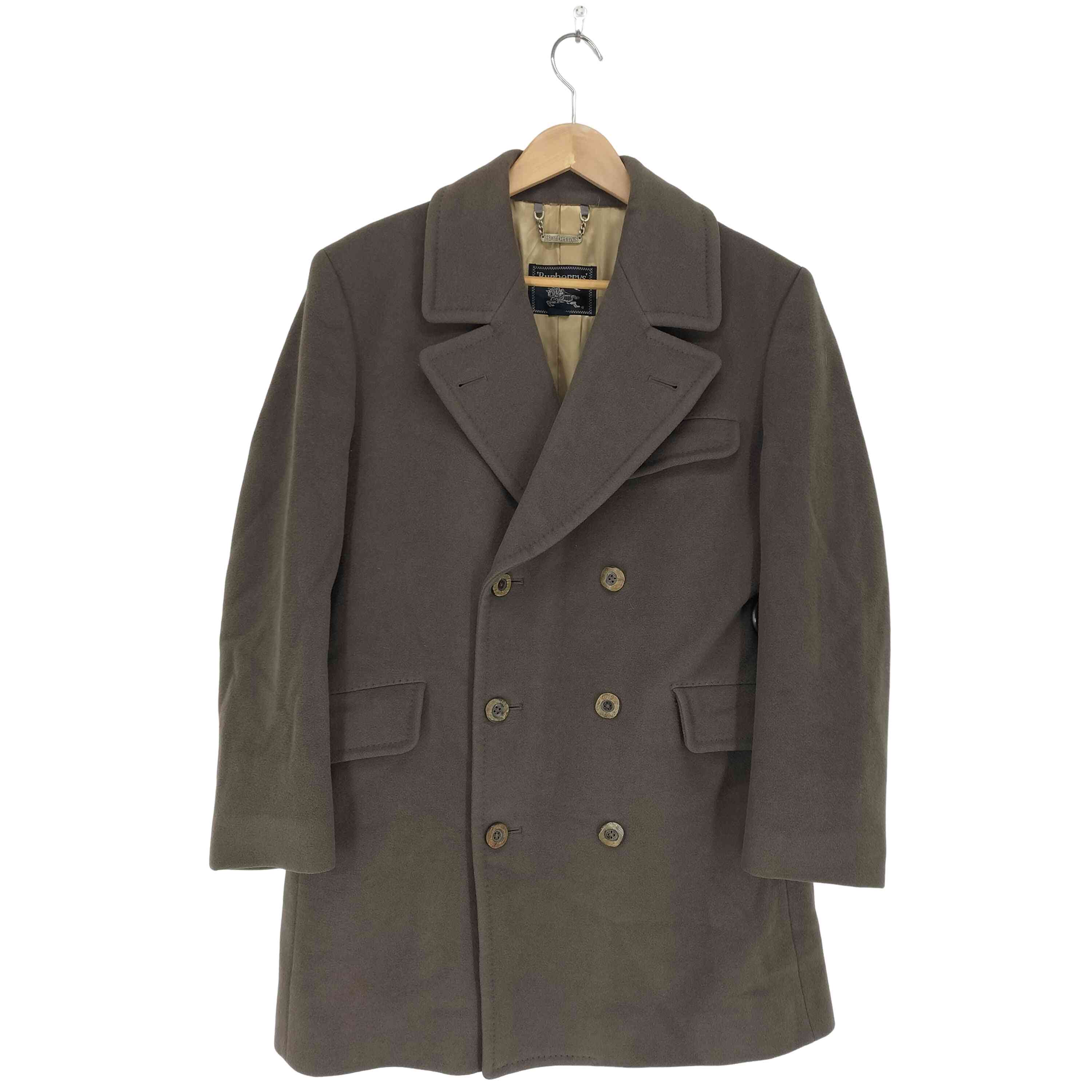 BURBERRY バーバリー ロングコート　チェスターコート カシミヤ ダブル 80年代 80s バーバリーズ ロングコート ウール │ヴィテージ古着