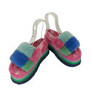 【中古】アグ UGG DISCO CHECKER SLIDE レディース JPN:23