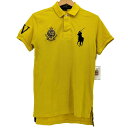 【中古】ポロラルフローレン POLO RALPH LAUREN CUSTOM FIT ビッグ ポニー 刺繍 S/S ポロシャツ メンズ import:S