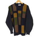 【中古】ユーズドフルギ USED古着 EMPSEY マルチカラークルーネックスウェット メンズ L