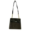 【中古】サルヴァトーレフェラガモ Salvatore Ferragamo エナメル切り替えショルダーバック レディース 表記無