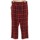【中古】トミーヒルフィガー TOMMY HILFIGER チェック柄パジャマパンツ メンズ M