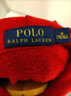 POLO RALPH LAUREN ポロラルフローレン プルオーバーパーカー レディース - 赤系 JPN:M 日本サイズ:M 相当 ビッグポニー刺繍パーカー【中古】【ブランド古着バズストアBAZZSTORE】【060821】