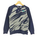 【中古】アンダーアーマー UNDER ARMOUR ゼブラ柄Vガゼットラグランスリーブスウェット レディース YXL