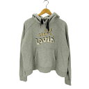 【中古】トミーヒルフィガー TOMMY HILFIGER ロゴ刺繍パーカー レディース JPN:M