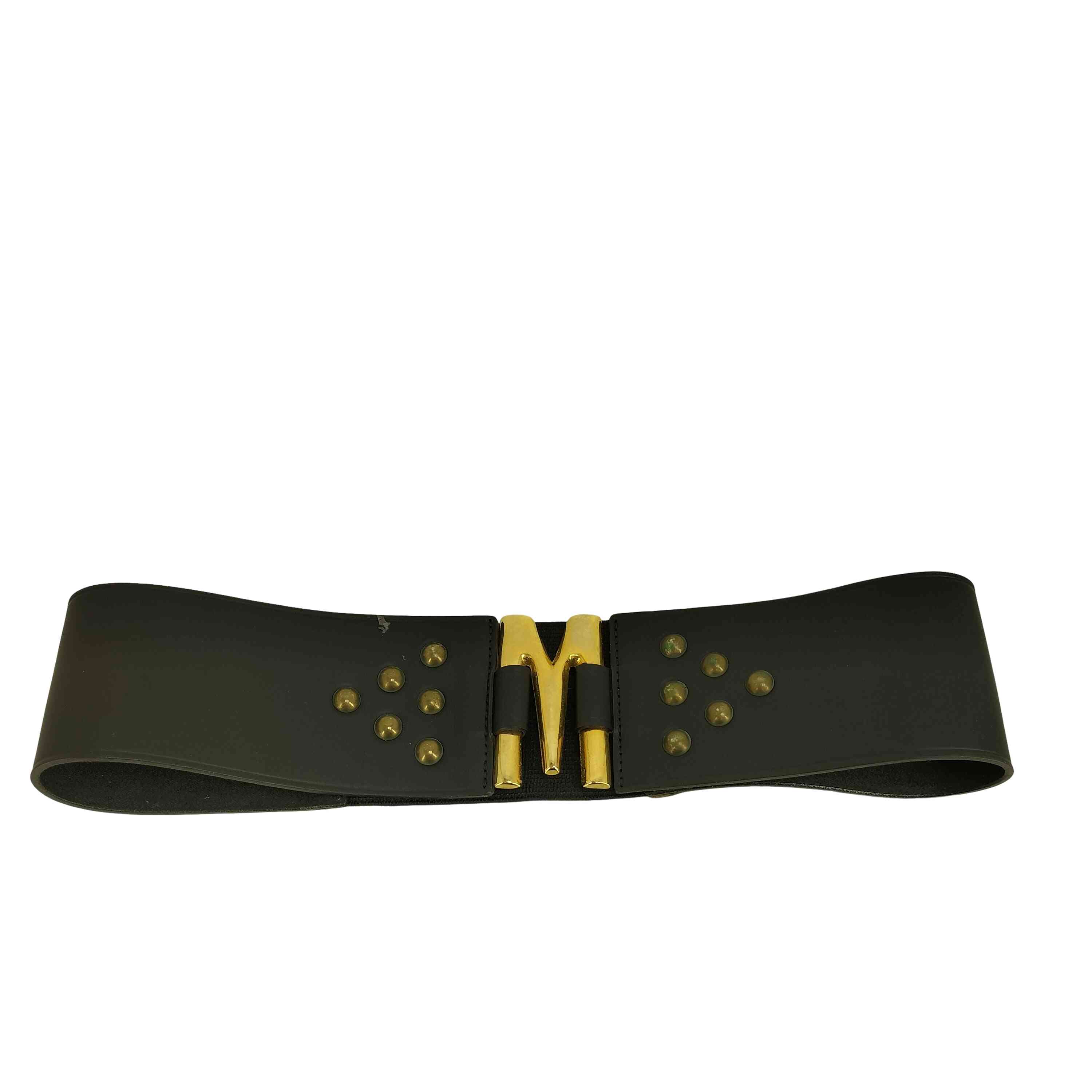 【中古】モスキーノ MOSCHINO Mバッグル レザーベルト レディース 表記無