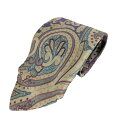 【中古】エトロ ETRO OLD ペイズリー柄 シルクネクタイ メンズ 表記無