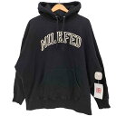 【中古】ミルクフェド MILKFED. CHAIN STITCH LOGO BIG HOODIE チェーンステッチロゴスウェットパーカー レディース ONE S...