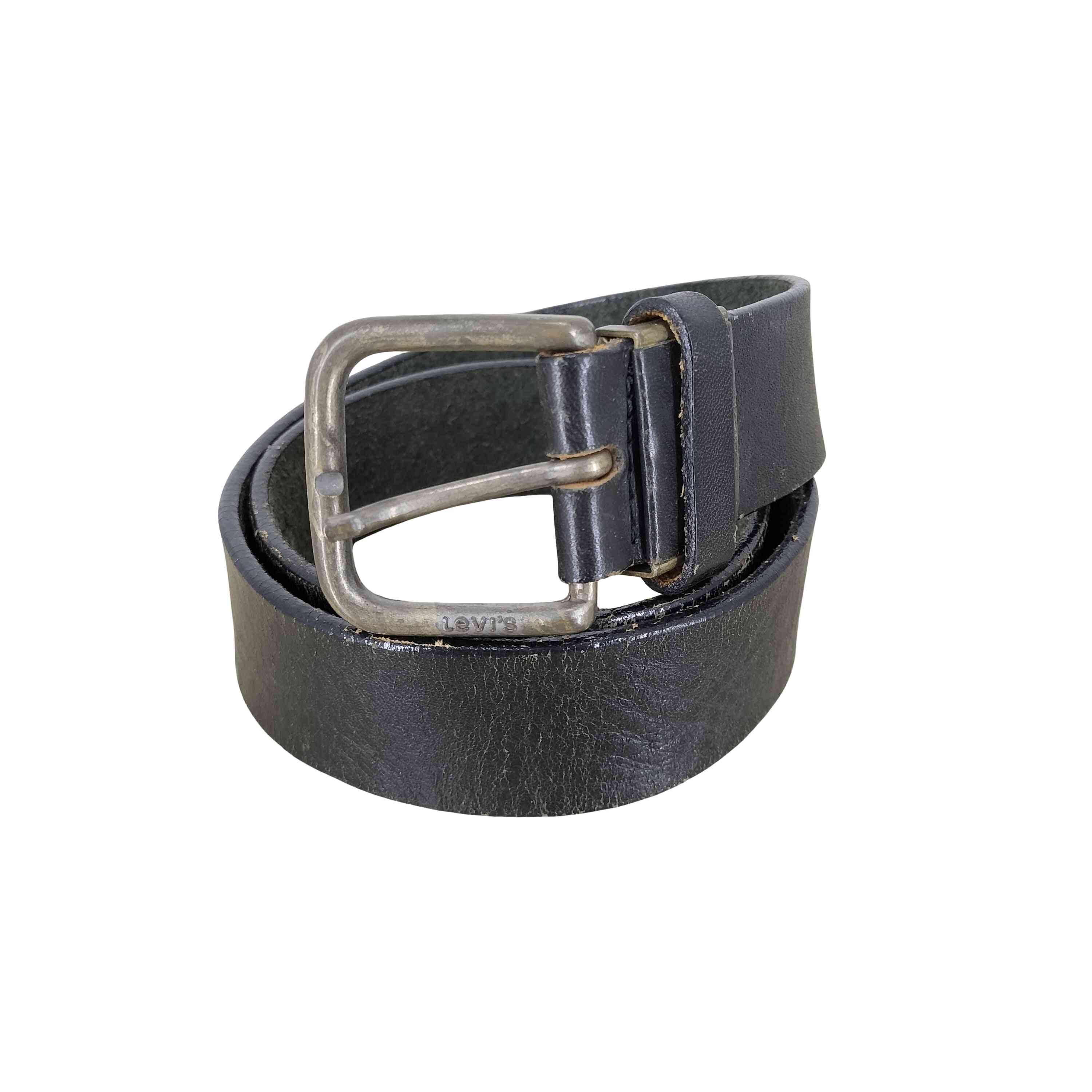 【中古】リーバイス Levis レザーベルト レディース 表記無