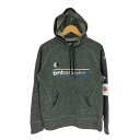 【中古】アディダス adidas NBA バスケットボール チーム ロゴ プリント アーム パフォーマンスロゴ プルオーバー パーカー 霜降り メンズ 2XOT