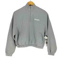 【中古】カルバンクラインジーンズ Calvin Klein Jeans ロゴプリントハーフジップスウェット レディース XS