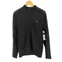 【中古】アディダス adidas ロゴプリント フルジップジャージ メンズ 表記無