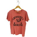 【中古】チャンピオン Champion インディアン フロッキープリント クルーネックTシャツ メンズ JPN:M
