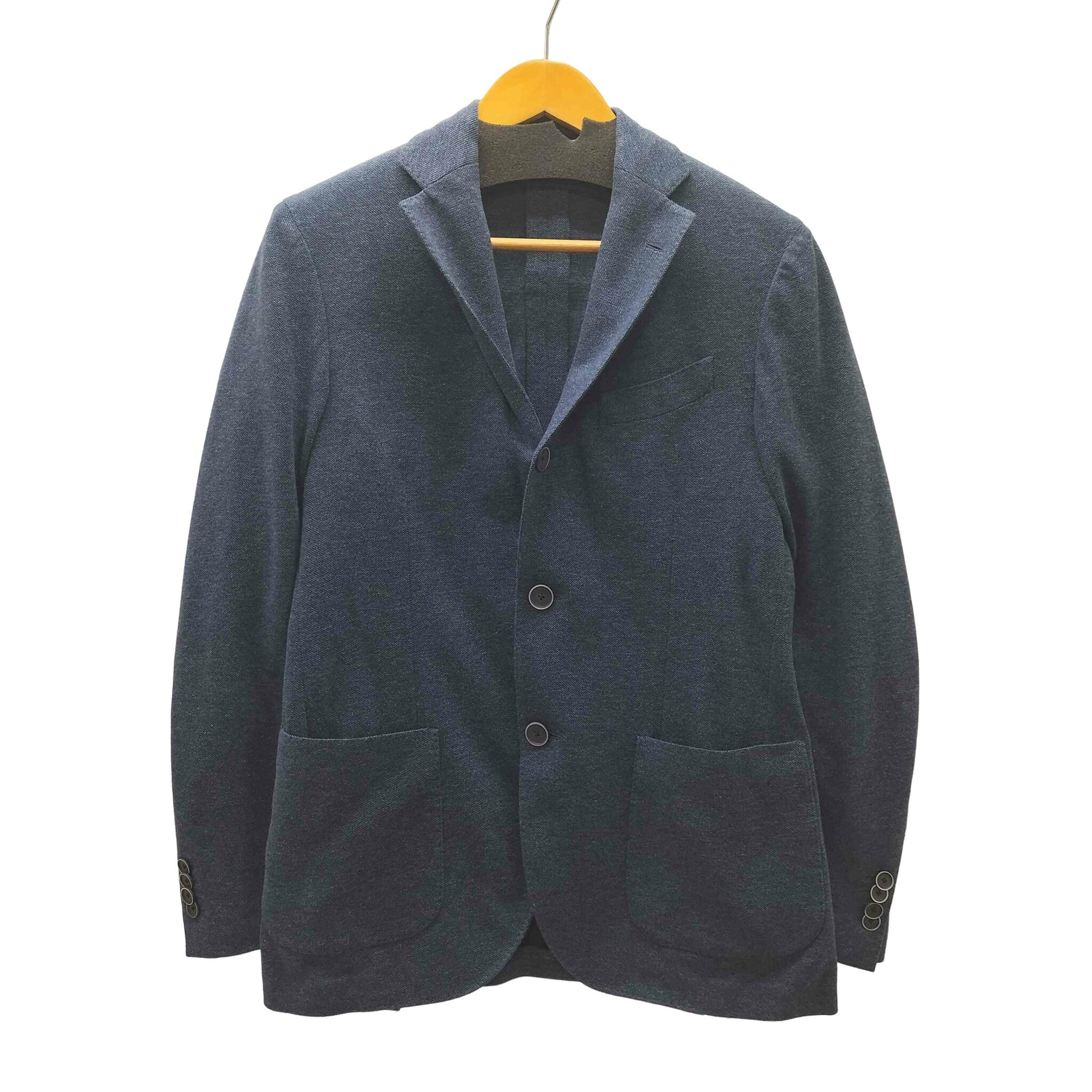 【中古】ラルディー二 LARDINI イタリア製 コットン 3B サマー テーラード ジャケット メンズ EUR:44