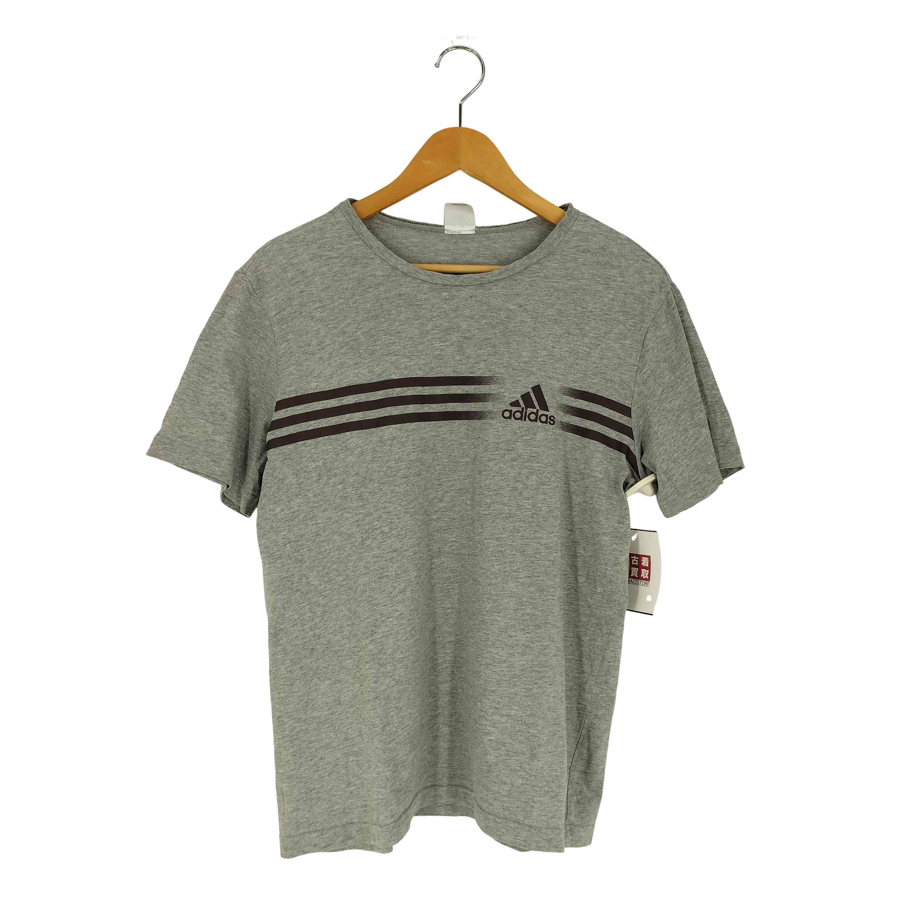 【中古】アディダス adidas 00s プリント クルーネック Tシャツ メンズ JPN:M