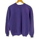 【中古】フルーツオブザルーム FRUIT OF THE LOOM USA製 無地 ラグランスウェット レディース JPN:L