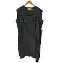 【中古】ヴィヴィアンウエストウッド アングロマニア Vivienne Westwood ANGLOMANIA 変形ノースリーブワンピース レディース 38
