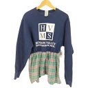 【中古】フルーツオブザルーム FRUIT OF THE LOOM 90-00s シャツドッキングスウェット レディース JPN:M