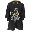 【中古】ユーズドフルギ USED古着 {{berserk}} プリント フーデッドTシャツ メンズ 表記無