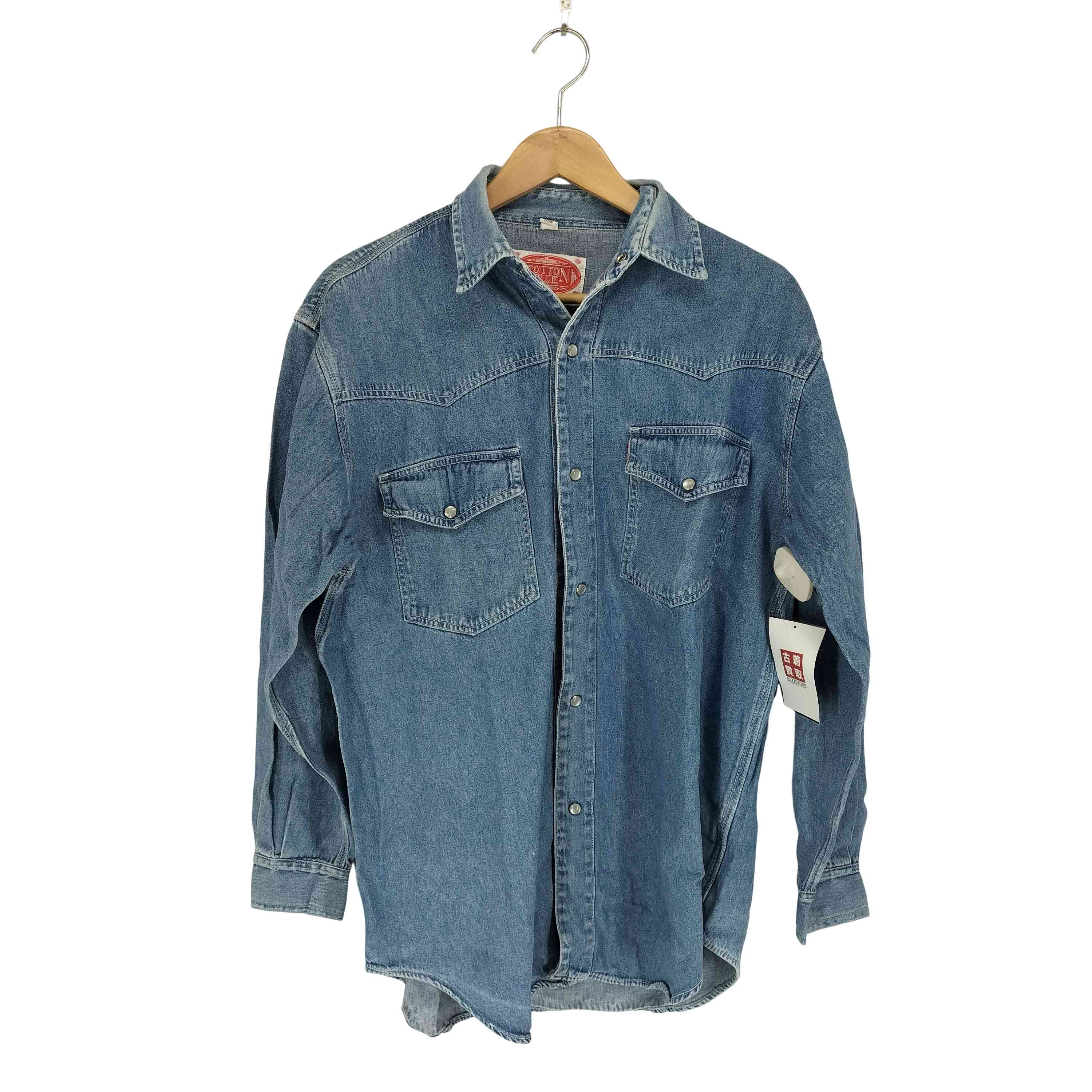 šۥ桼ɥե륮 USED {{cotton blue}} ǥ˥ L/S 󥷥  S