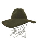 【中古】マウジー moussy 2WAY LETHER BELT HAT レディース FREE