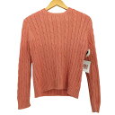 【中古】ブルックスブラザーズ BROOKS BROTHERS ケーブルニット コットン L/S ニット レディース JPN:L