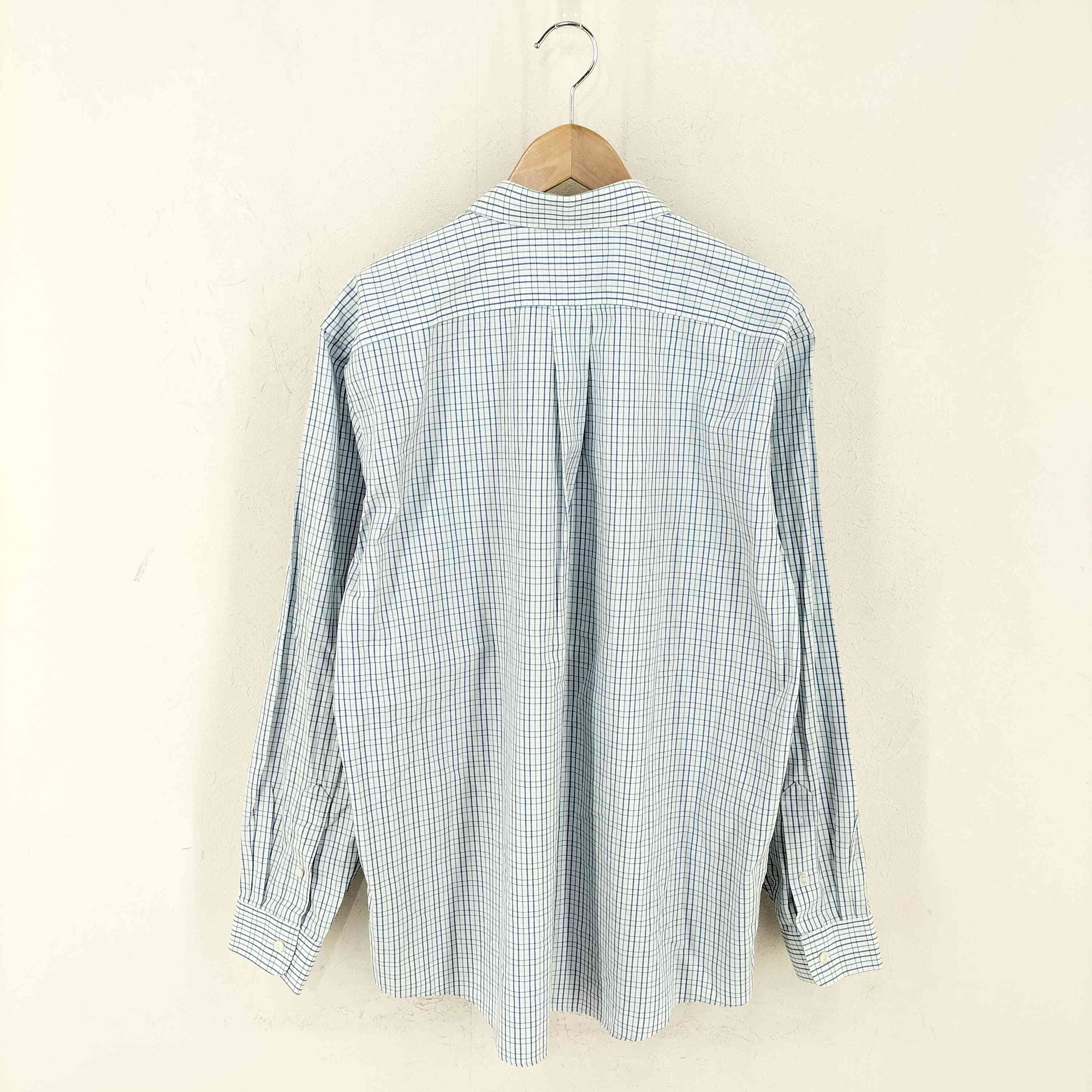 【中古】エルエルビーン L.L.Bean チェック柄BDシャツ メンズ 16-35