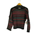 【中古】ヒロコビス HIROKO BIS モヘア混 シアーボーダーニット レディース 11(4)