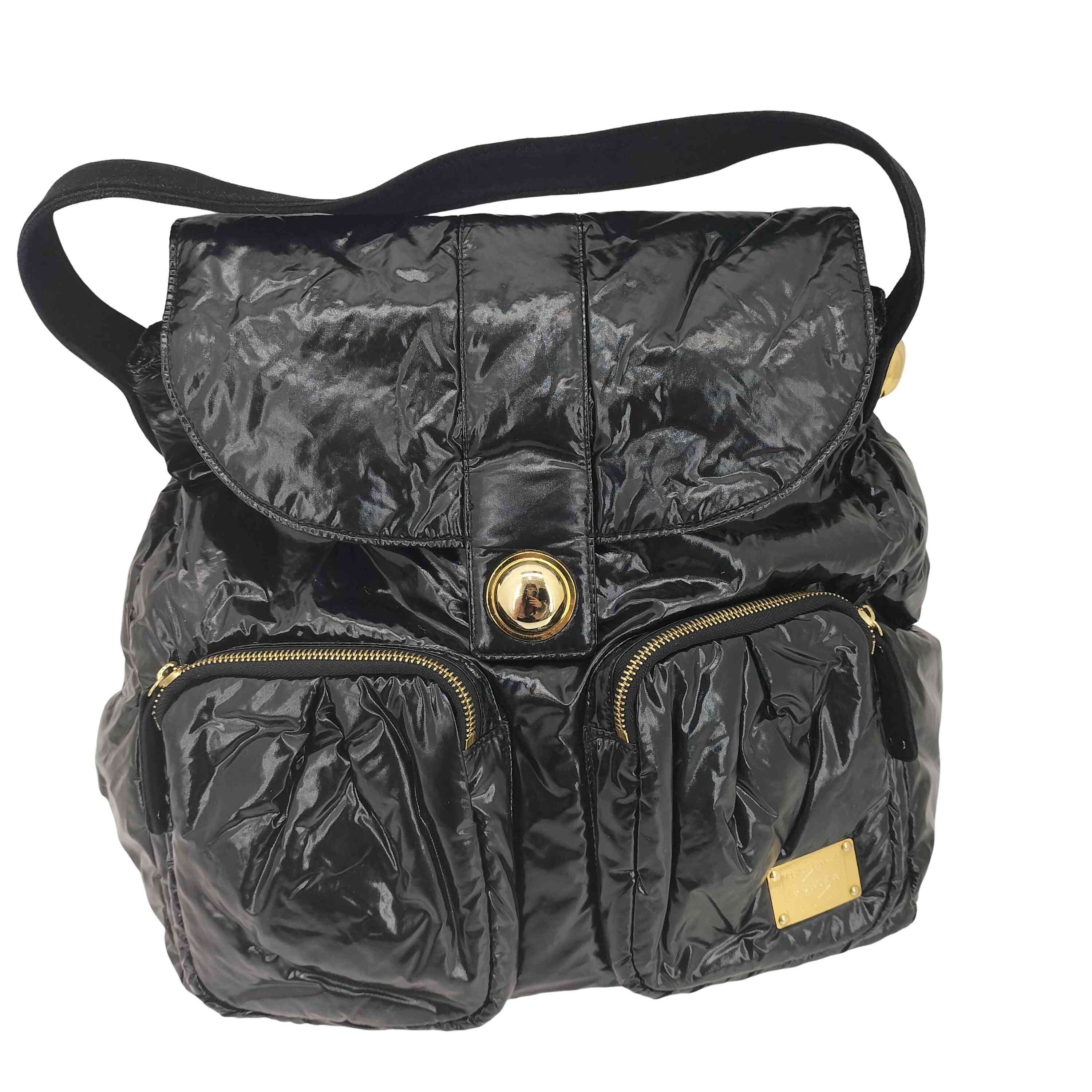 【中古】ポーター PORTER ×Shikica 裏地レオパード エナメル ショルダーバッグ レディース 表記無