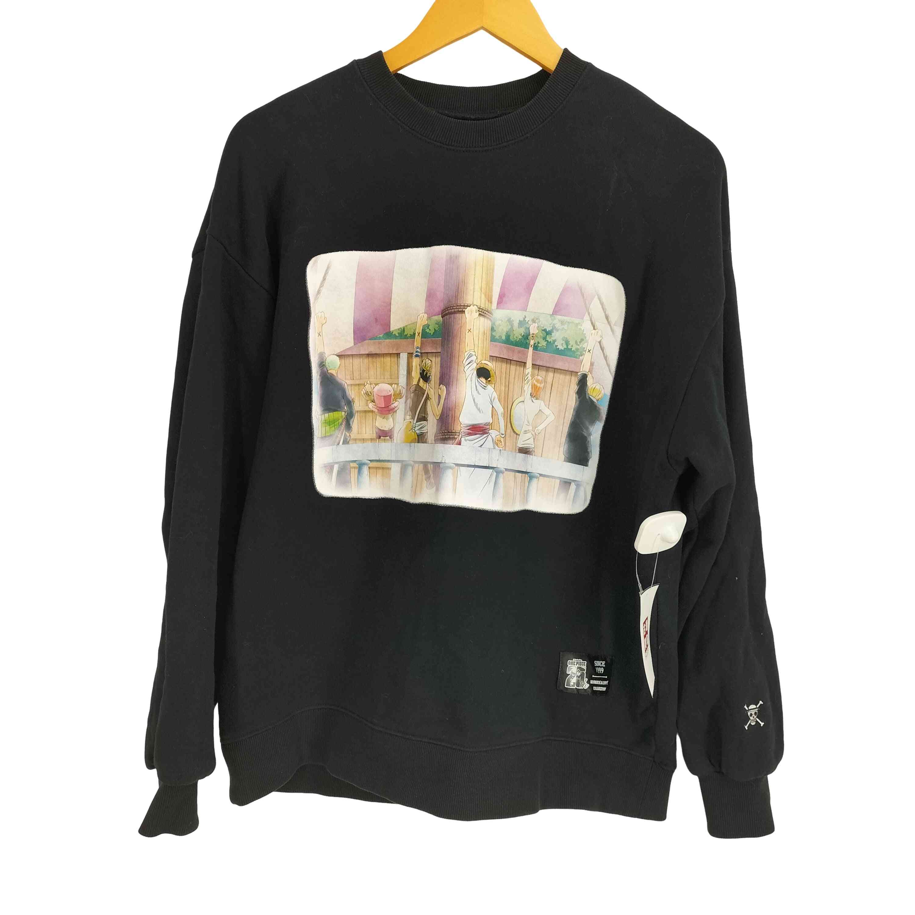 【中古】ティーケータケオキクチ tk. TAKEO KIKUCHI アニメコラボ バックロゴ刺繍 スウェット メンズ JPN：M