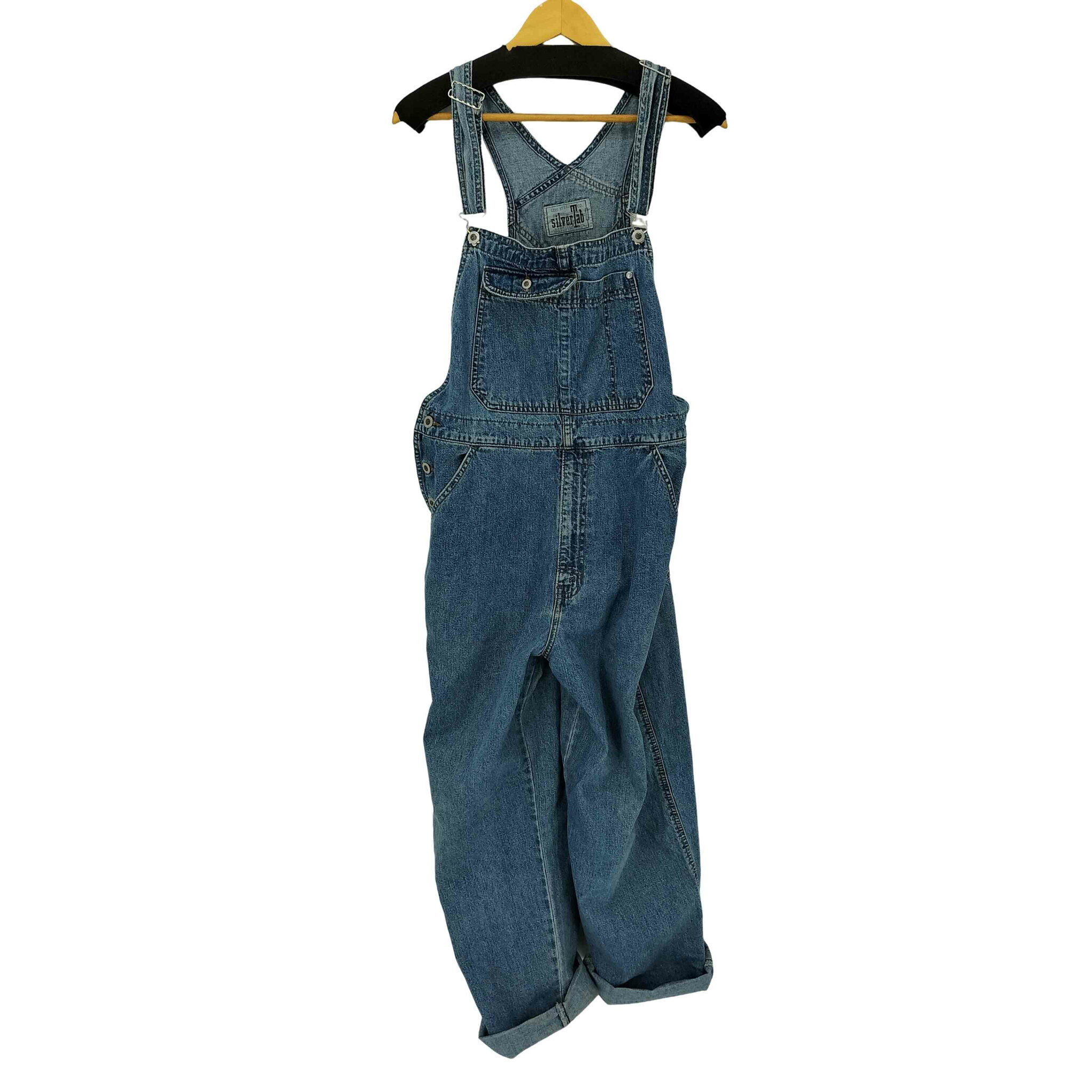 【中古】リーバイス Levis 90S SILVERTAB デニムオーバーオール メンズ import:M