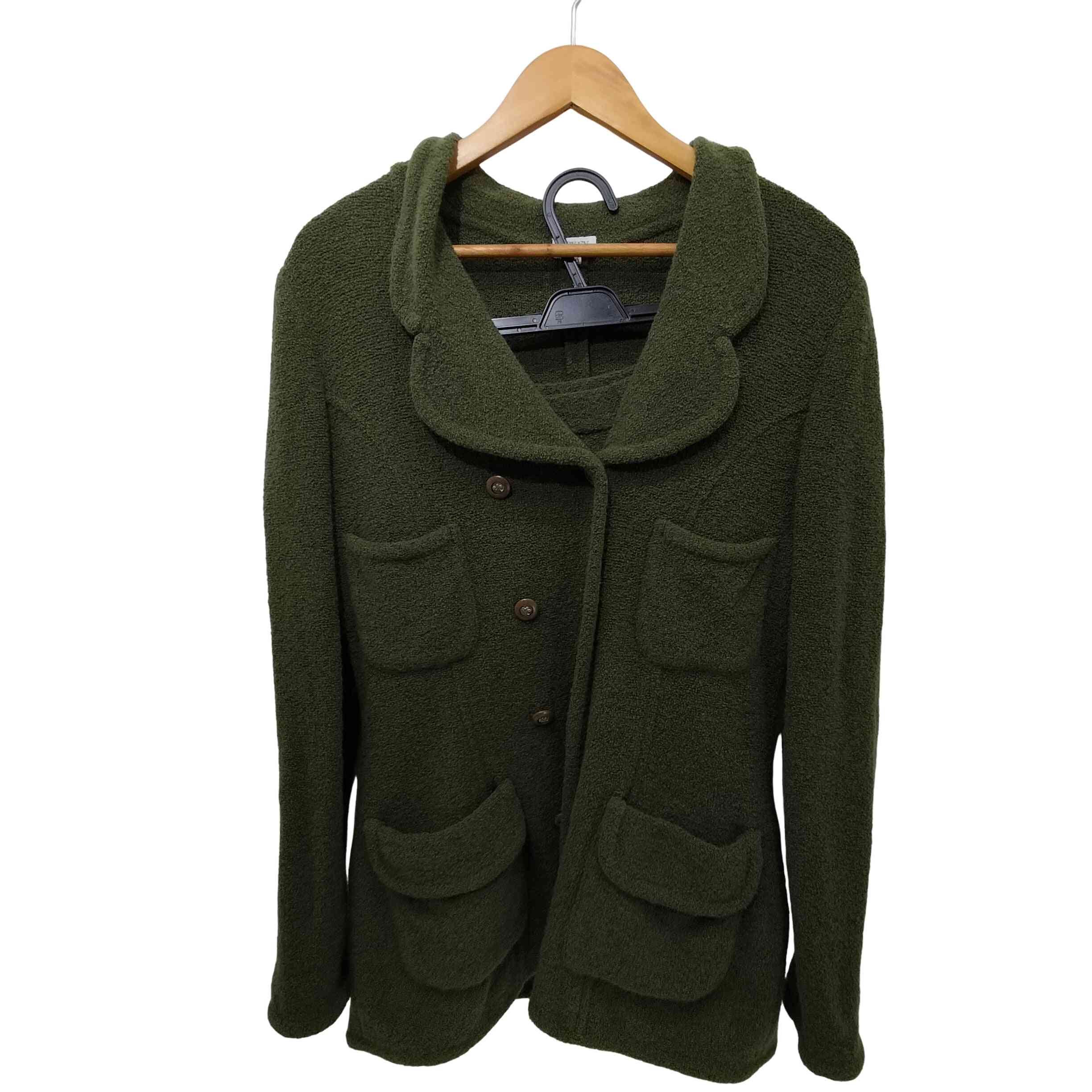 【中古】フォクシー FOXEY パイル地 ジャケット 5分丈 スカート セットアップ レディース 40