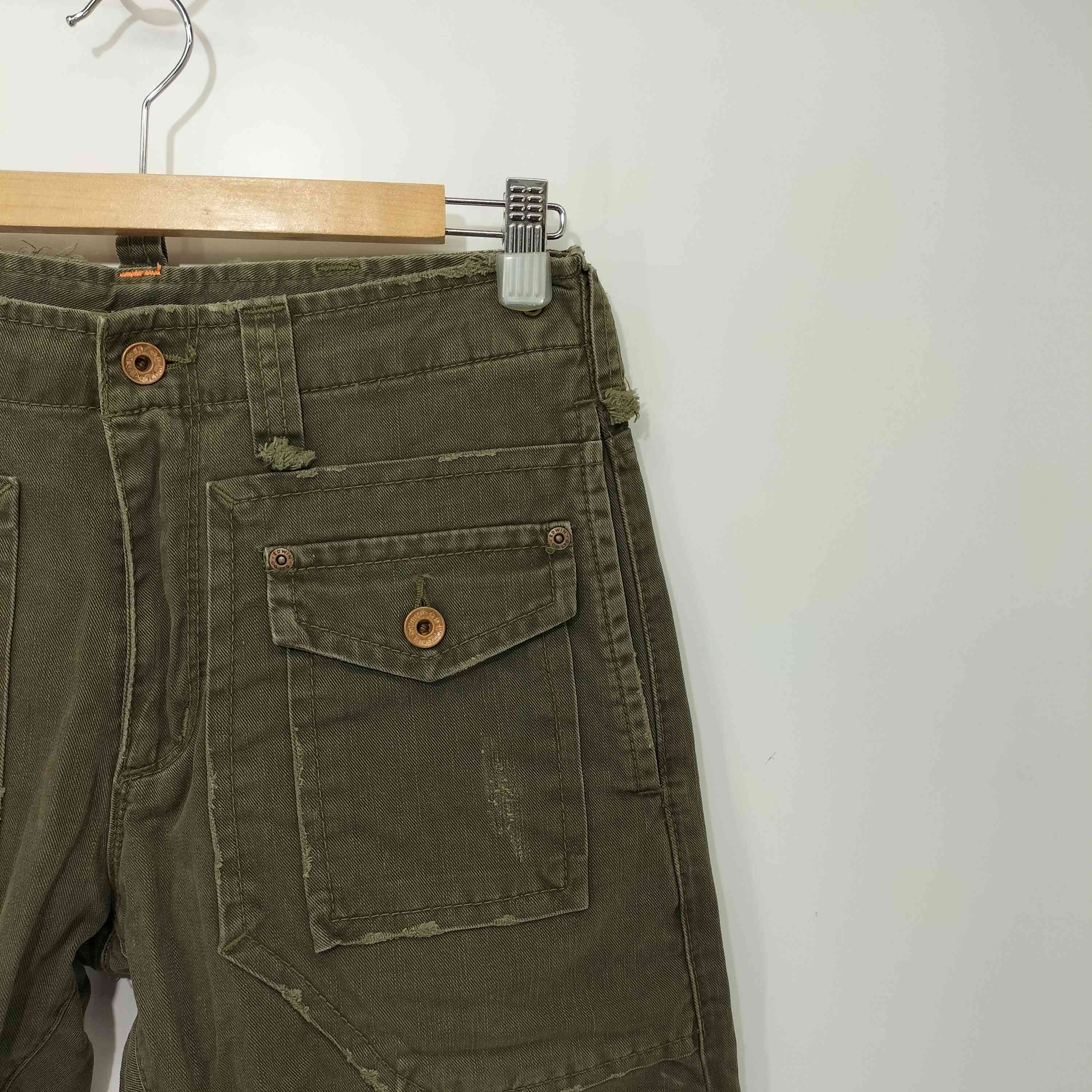 【中古】エドウィン EDWIN ストレート ブッシュパンツ メンズ JPN：S