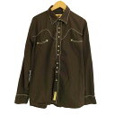 【中古】ユーズドフルギ USED古着 Larry Mahan 80-90s インド製 ウエスタンシャツ メンズ L