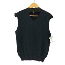 【中古】マッキントッシュフィロソフィー MACKINTOSH PHILOSOPHY アーガイル柄 ニットベスト レディース EUR:38