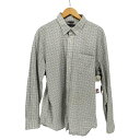 【中古】ノーティカ NAUTICA ロゴ刺繍 チェック L/S ボタンダウンシャツ メンズ import:XL(4)