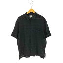 【中古】エマクローズ EMMA CLOTHES レースアミ ボックスルーズシルエットS/Sシャツ クロシェシャツ メンズ JPN:L