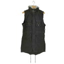 【中古】スラクストン THRUXTON Y2K フーデッドロングベスト メンズ LL