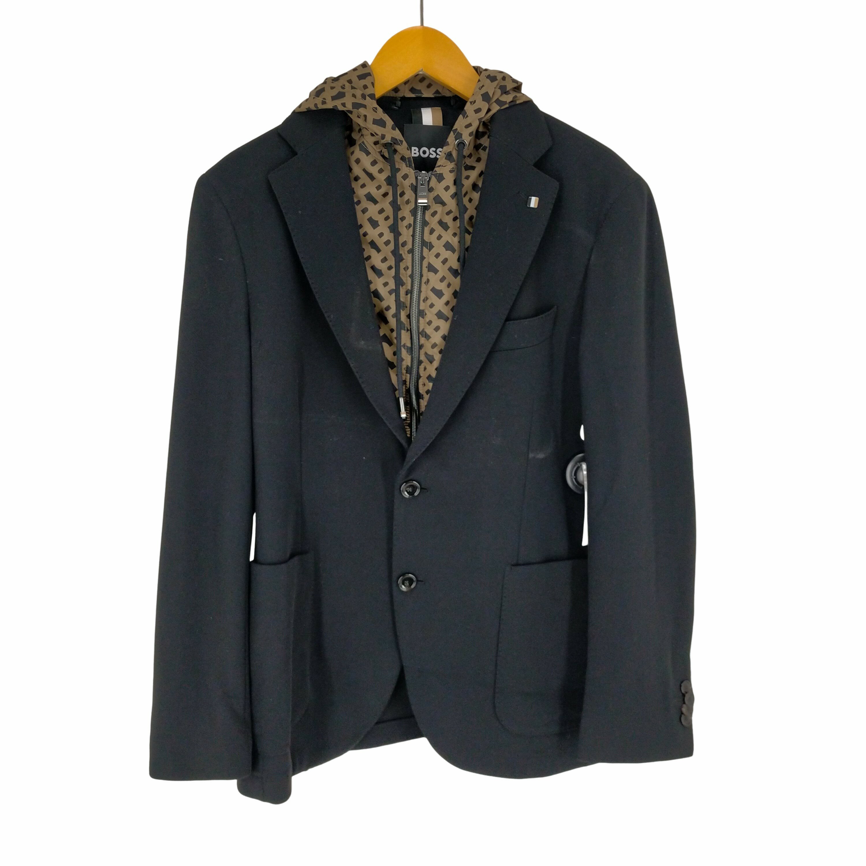 yÁz{X BOSS SLIM-FIT JACKET WITH MONOGRAM-PATTERNED INNER Y EURF46