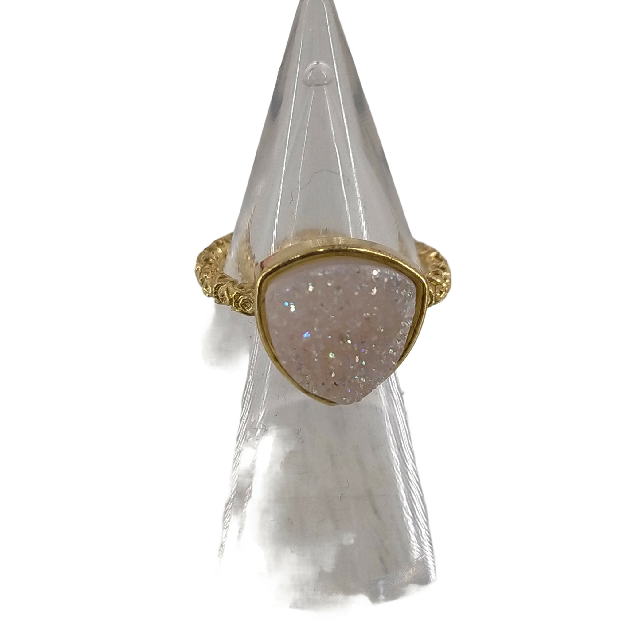 【中古】ユーズドフルギ USED古着 {{Dara Ettinger}}Geode Druzy ring レディース 表記無
